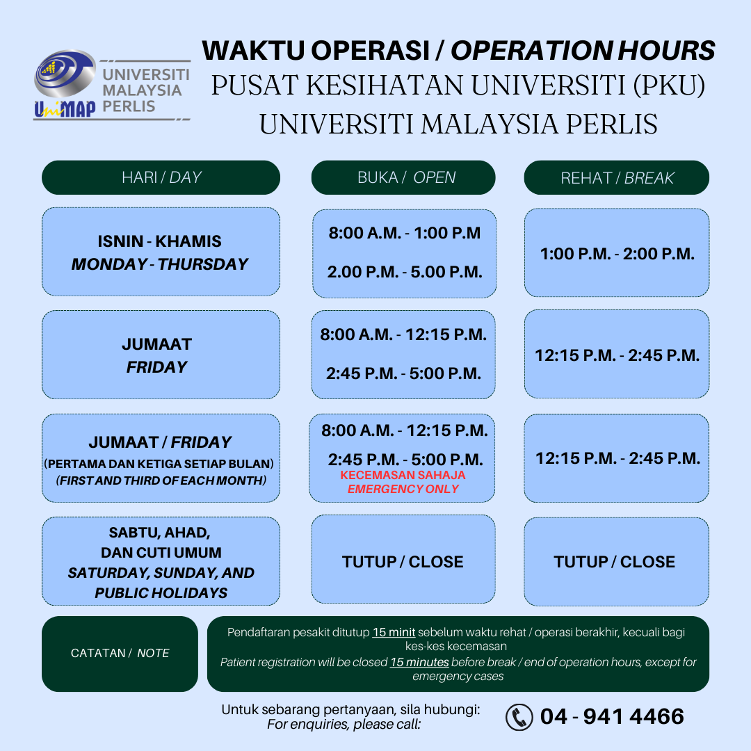 PKU operation hours